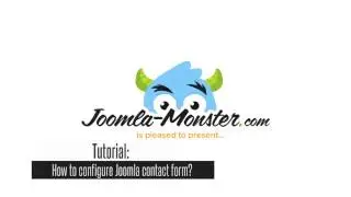 How to configure Joomla contact form?