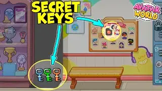ALL SECRET KEYS avatar world