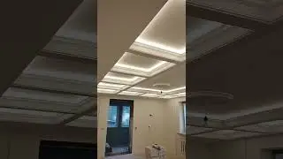 Непростой потолочек с кессонами