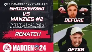 Shocker360 vs MENZIES How to humble a trash talker with  Blitzes and Money play Madden 24