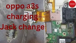 Oppo A3s charging jeck change//Oppo mobile charging port replacement easy