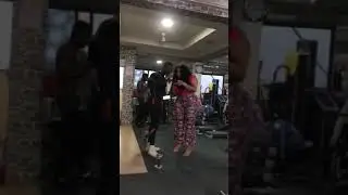 My boys couldn’t focus after a big A S S 🍎 Lady walked in my gym lol 😂