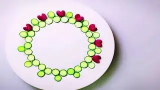 Handmade Salad decoration,Salad design | Fruit & Vegetable Carving & Cutting Garnish | part 15