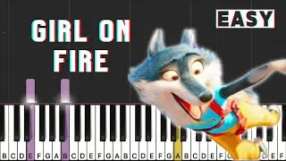 Sing 2 - Girl On Fire | Piano Tutorial (EASY)