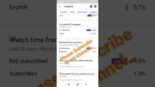 99% watch my videos so please subscribe now