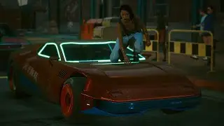 I Won a race by Car Surfing in CyberPunk 2077