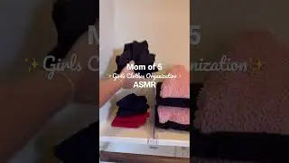 How I organize 3 girls clothing in 1 dresser and 1 closet! 