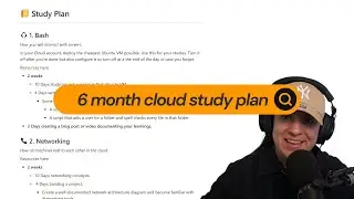 2023 Cloud Computing 6 Month Study Plan