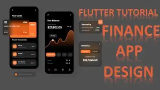Flutter Tutorial - Finance App Design in Flutter | Speed code Flutter UI