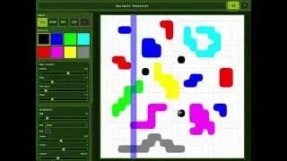 Squiggle Sequencer: a pixel art editor + drum sequencer (built with javascript, tone js, kimi)