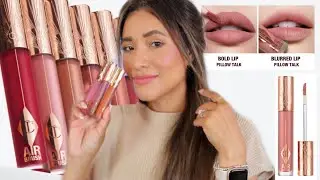 HOT🔥Charlotte Tilbury Airbrush Flawless Lip Blur | Pillow Talk , Nude Blur , Rose Blur