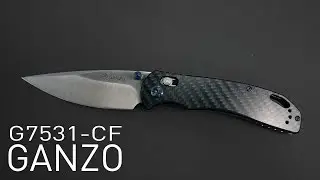 Обзор ножа Ganzo G7531-CF. Ganzo в карбоне!?  Как-то так!