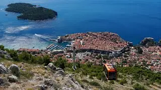 DUBROVNIK CABLE CAR RIDE: ENJOY THE VIEW! (4K)