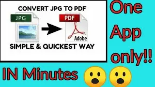 How To convert photos into Pdf format| How to Convert Image to PDF in Android