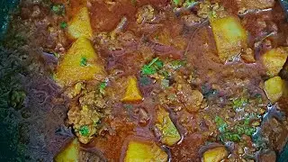 Hyderabadi Aloo keeme ki Recipe | Quick and easy Recipe | aloo keema recipe | keema recipe