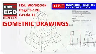 How to draw an Isometric Drawing - HSE | Page 3-12 | Grade 11