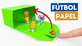 ⚽ How to Make a Paper Soccer Game - Origami Soccer