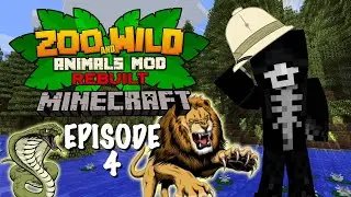 Minecraft SMP: Zoo and Wild Animal (ZAWA) Mod - EP4 - The Palisade Wall