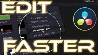 FASTER Editing with POWER BINS in DaVinci Resolve 18