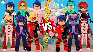 NEW VS ORIGINAL TRANSFORMATION (COMPARISON) NO MIRACULOUS RP - MIRACULOUS ROBLOX!