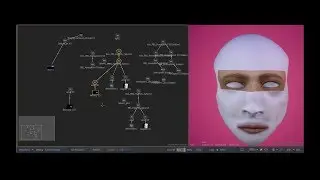Facial sculpting experiment in Autodesk Flame