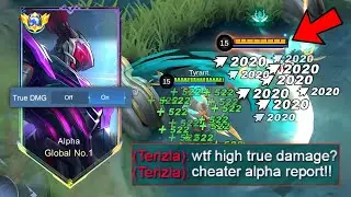 IMMORTAL ALPHA BEST BUILD AND EMBLEM 2023 (unlimited true damage)