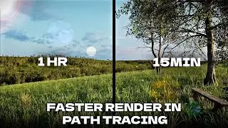 Path Tracing Tips For Faster Render in Unreal Engine 5 🌿...