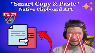 How to copy and paste natively (Modern Clipboard Tricks in JavaScript ✂️) Web Native #1