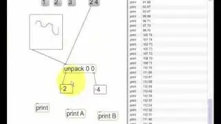 Introduction to MaxMSP: Packing and Unpacking Lists
