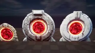 Magical Portal VFX Unreal engine 