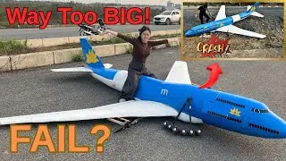 Giant 5.5-Meter Wingspan Boeing 747 Test Flight – It Shouldn’t Even Fly!