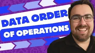 Your Marketing Data Order of Opperations