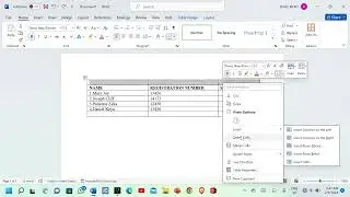HOW TO MERGE AND DELETE CELLS IN MICROSOFT WORD