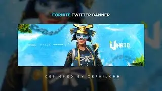 Fortnite Twitter Header - SpeedArt by xEpsilonN