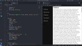 Learn how to create a fixed side navigation menu with Html and CSS | Bloody Techie