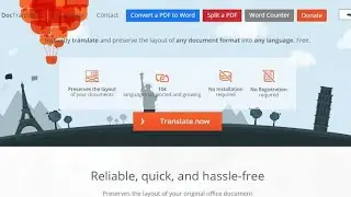 TRANSLATE File ke Bahasa Indonesia Menggunakan ONLINEDOCTRANSLATOR. Mudah dan Praktis (WORD & PDF)