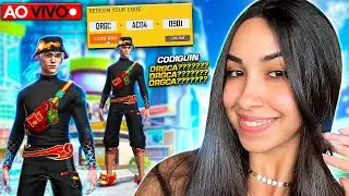 🥰🔥 HOJE TEM CODIGUIN 🥰🔥 FREE FIRE AO VIVO 🔥 LETHICIAX 🔥 LIVE ON