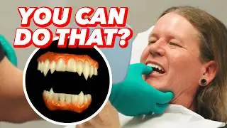Vampire Teeth Design- A Permanent Solution to His Dental Problems