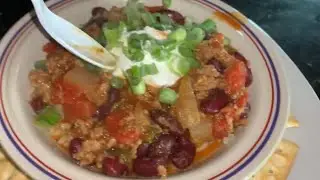 Homemade chili for the weather 🌧️🌦️☔️