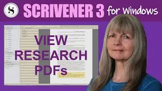 Scrivener 3 for Windows: Options for Viewing a PDF