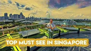 Singapore Tour Day 1 + Gardens by the Bay + Marina Bay Sands + Merlion
