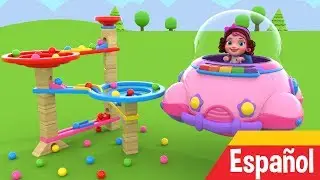 Construcción de Escritorio De Mármol Raza - Aprender Colores - Pinky and Panda TV