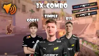 S1MPLE , MONESY , B1T - VOICE COMMS - POV FACEIT DUST2 CS2 2024