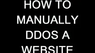 How to Manually DDoS a Website!