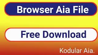 Download Free Kodular Pro app aia || Browser app Paid Aia Free Download