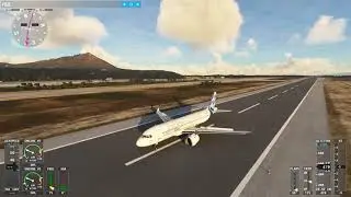 Microsoft Flight Simulator 2020. Посадка в Ханья