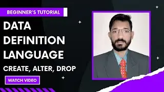 Data Definition Language With Example | DDL Commands | CREATE | ALTER | DROP | RENAME | MODIFY