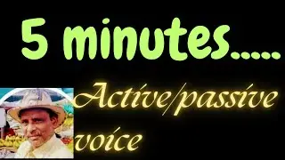 active passive voice