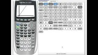 Solving a system of equations using the TI84 calculator