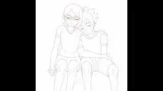Uchiha Sarada & Uzumaki Boruto (0.5)